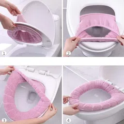 gracy Microfibre Toilet Seat Cover-picture-12
