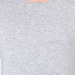 Fleximaa Men Grey & Black Colourblocked T-shirt image 2