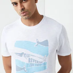 Wildcraft Graphic Printed Round Neck Short Sleeves Anti Odour Cotton T-shirt image 2