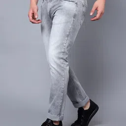 cantabil Men Regular Mid Rise Black Jeans image 4