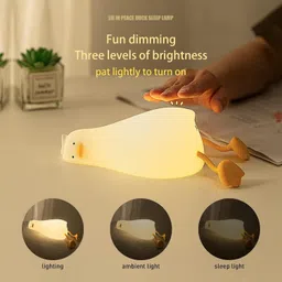 shivdharaexport Cute Light for Kids, LED Tap Fun Lamp for Kids Room Night Lamp image 3