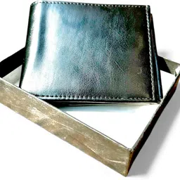 nava hub Men Black Genuine Leather Wallet image 1