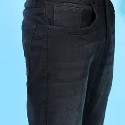 highlander Men Tapered Fit Mid Rise Black Jeans image 4