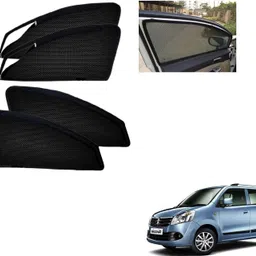 auto addict Side Window, Rear Window Sun Shade For Maruti Suzuki WagonR-picture-11