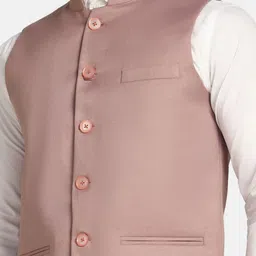 TAHVO Mandarin Collar Nehru Jacket image 3