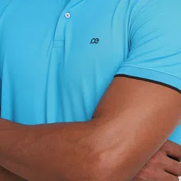 Peter England Casuals Men Polo Collar Slim Fit T-shirt image 2