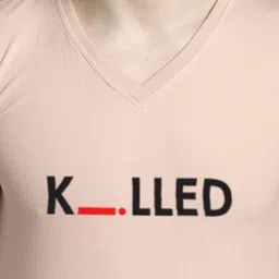 FBAR Typography Printed Round Neck Cotton Regular T-shirt image 2