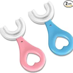 parthstylemart Kids U‑Shape Toothbrush (Pack of 2) Extra Soft Toothbrush-picture-16