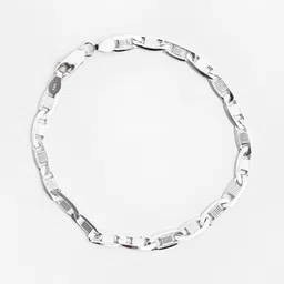 Clara Men Sterling Silver Link Bracelet image 2