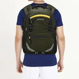 anthub Large 35 L Laptop Backpack Laptop Backpack 1006 Unisex Spacy with Rain Cover And Reflective Strip image 2