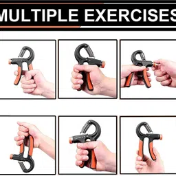 fitnesstricks Fitness Combo Of Hand Gripper With Wrist Band For Body Workout Fitness Accessory Kit Kit image 3