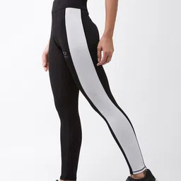 Masch Sports Women Colourblocked Dry-Fit Ankle-Length Tights image 4