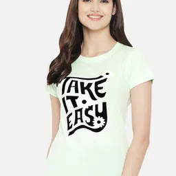 Fabflee Pack Of 3 Typography Printed Cotton T-Shirt image 5