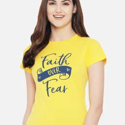 Fabflee Pack Of 3 Typography Printed Cotton T-shirt image 3