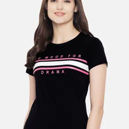 Fabflee Pack Of 3 Typography Printed Cotton T-shirt image 3