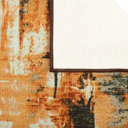 Story@home Beige & Brown Printed Anti-skid Floor Carpet image 2