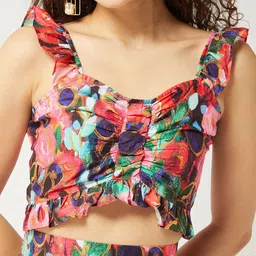 Zima Leto Women Printed Top with Trousers image 2