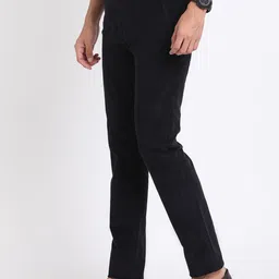 turtle Men Skinny Fit Yellow Corduroy Trousers image 4