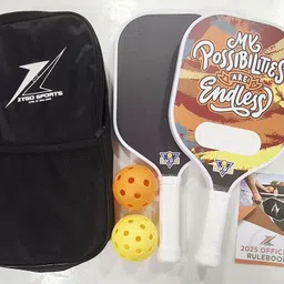 zygo sports Sports Pure Possiblities are Endless & Pure Black Glass Fibre Pickleball Paddle-picture-25