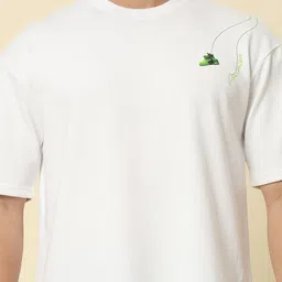 PockMAN Men Graphic Printed Cotton Bio Finish T-shirt image 2