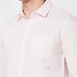 SPYKAR Spread Collar Linen Casual Shirt image 2