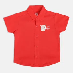 MINI KLUB Boys Standard Spread Collar Opaque Cotton Casual Shirt-image-48