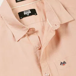 Thomas Scott Classic Cotton Linen Slim Fit Short Sleeves Casual Shirt image 5