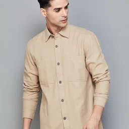 CODE by Lifestyle Men Cotton Linen Casual Shirt image 2