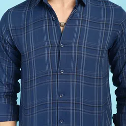 Indian Needle Classic Tartan Checked Casual Pure Cotton Shirt image 2