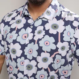 Instafab Plus Size Floral Printed Classic Regular Fit Casual Shirt image 2