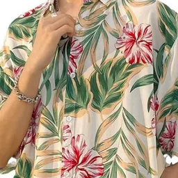 StyleCast Men Floral Opaque Printed Casual Shirt image 2