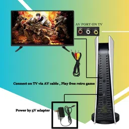 COUNTACH Classic Retro inbuilt 620 TV Wireless GS5 video Games like Contra,Mario,racing 1 GB with 620 image 4