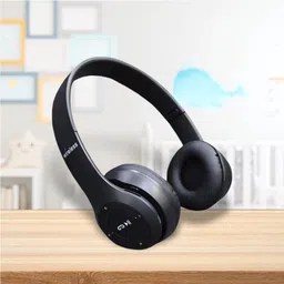 aizina Foldable Over-Ear Deep Bass Bass Channel_VK Bluetooth & Wired Headset image 1