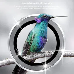 LIKEDESIGN Back Camera Lens Glass Protector for IQOO Z10r 5G, iQOO Z10R 5G, [RING] image 2