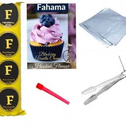 fahama MAGIC COIL BLUEBERRY VANILA CREAM FLAVOR CHIMTA FOIL PAPER MOUTH TIP COMBO BLUEBERRY VANILA CREAM Hookah Flavor-picture-42