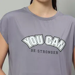 MKH Typography Printed Extended Sleeves Dri-FIT Relaxed Fit T-shirt image 4