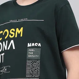 Monte Carlo Boys Typography Printed Pure Cotton T-shirt image 3