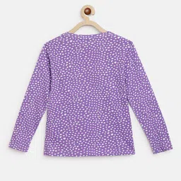 Campana Girls Abstract Printed Cotton T-shirt image 2