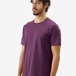 The Souled Store Round Neck Short Sleeves Regular Fit Supima Cotton T-shirt image 3