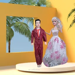 nv collection preety couple doll set doll with foldable hand or legs (multicolor)-picture-13