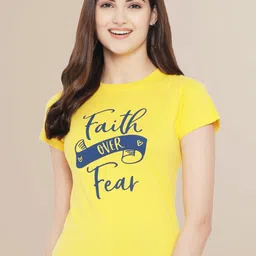 Fabflee Women Pack of 3 Printed Cotton T-shirts image 2