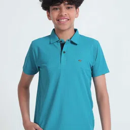 STELLERS Boys Polo Collar Antimicrobial T-shirt image 2