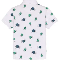 Status Quo Boys Conversational Printed Polo Collar Cotton T-shirt image 2