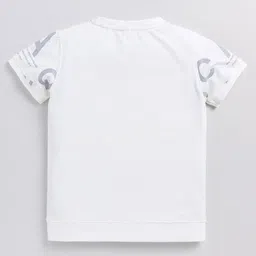 Ginie Boys Typography Printed Round Neck T-shirt image 3