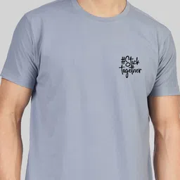 Greylongg Graphic Printed Round Neck Cotton T-Shirt image 2