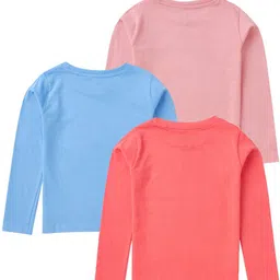 Cub McPaws Girls Pack of 3 Printed T-shirt image 2