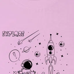 NUSYL Boys Graphic Print Round Neck T-shirt image 3