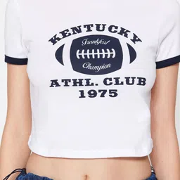 Trendyol Typography Printed Pure Cotton T-shirt image 3