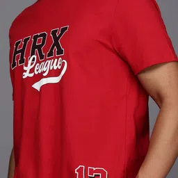 HRX by Hrithik Roshan Men Typography Printed Round Neck T-shirt image 5