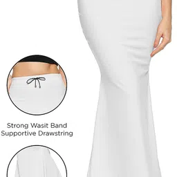 Woo THiNG Shapewear For Women In Solid Lycra Blend Petticoat image 5